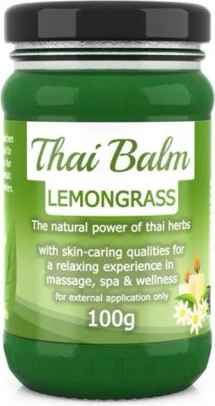 Wang Prom Körperbalsam Thai Kräuter Balm Balsam 100g Thai-Herbs für Massage Hautpflege Zitronengras