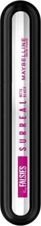 MAYBELLINE NEW YORK Mascara Maybelline New York Falsies Surreal Mascara Meta Black, mit innovativer Helix-Bürste