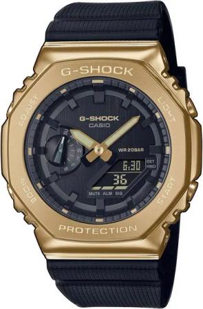 CASIO G-SHOCK Chronograph GM-2100G-1A9ER, Quarzuhr,Armbanduhr,Herrenuhr,digital, bis 20 bar wasserd.Resinarmband