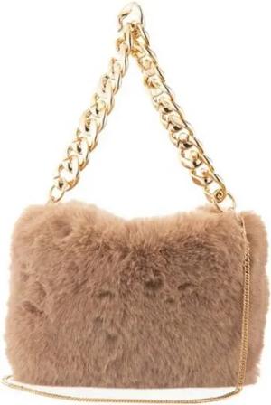 Capelli New York Umhängetasche Kunstfelltasche- Made in Italy -