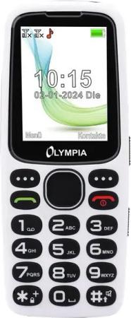 OLYMPIA OFFICE Star Seniorenhandy (Großtasten Handy, Mobiltelefon, Bluetooth, Dual-SIM, weiß)