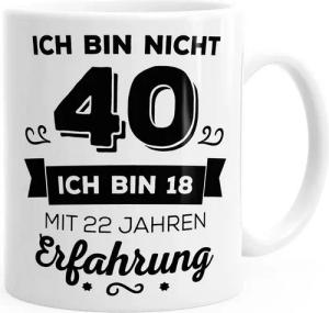 MoonWorks Tasse Kaffee-Tasse Geschenk-Tasse Ich bin nicht [object Object] sondern ich bin 18 mit {[object Object]_jahre_erfahrung} Jahren Erfahrung Geschenk Geburtstag MoonWorks®, Keramik
