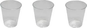 Einweggläser Schnapsglas Schnapsgläser, Einwegschnapsglas, 2 cl, klar, 50 Stück, Plastik