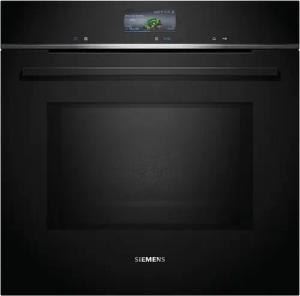 SIEMENS Backofen mit Mikrowelle iQ700 HM736GAB1, mit 1-fach-Teleskopauszug, ecoClean