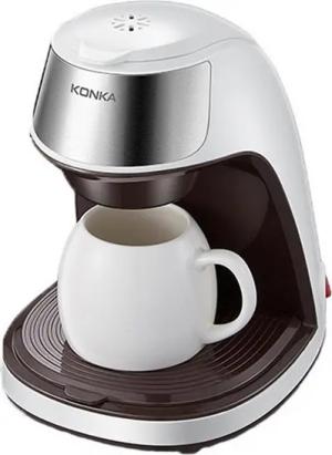 KONKA Filterkaffeemaschine, Nylon-Permanentfilter, 450W, inkl. Kaffeetasse