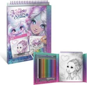 Nebulous Stars Malvorlage Aquarell-Malbuch-Set (Set, 7-St), Skizzenbuch Kreativset Malset Malbuch ab 7 Jahre