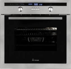 KKT KOLBE Einbaubackofen Backofen Elektroherd EB8013ED, mit 2-fach Teleskopauszug, DampfClean, Katalytische Platten, 60 cm / Einbauherd / Heißluft / Kochmulde / Katalyse