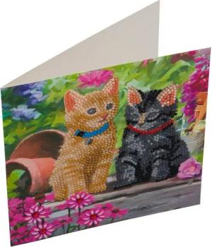 CRAFT Buddy Malvorlage Diamond Painting Crystal Art Card, 18 cm x 18 cm