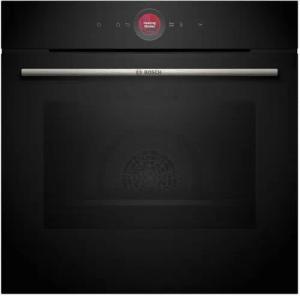 BOSCH Backofen Serie 8 HBG7721B1 Serie 8, Einbau-Backofen, 60 x 60 cm, Schwarz,EEK:A+, mit Teleskopauszug nachrüstbar, Pyrolyse-Selbstreinigung, TFT Touchdisplay