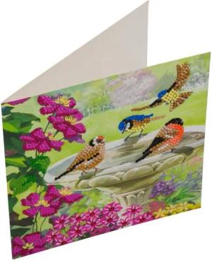 CRAFT Buddy Malvorlage Diamond Painting Crystal Art Card, 18 cm x 18 cm