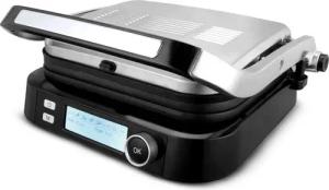 KLAMER Kontaktgrill 7 Automatikprogramme, abnehmbare Platten, Antihaftbeschichtung, 2100W…, 2100 W, 2 Grillplatten, 7 Programme, Temp.-Regler, Antihaft