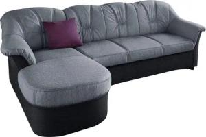 DOMO collection Ecksofa Flores Schlafsofa, B/T/H: 233/142/86 cm, L-Form, wahlweise mit Bettfunktion, wahlweise mit Federkern, auch in Leder