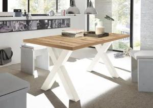 Mäusbacher Esstisch Mister TOPSELLER! (OTTOs Choice), mit Auszug (160-210 cm), Gestell in X-Form