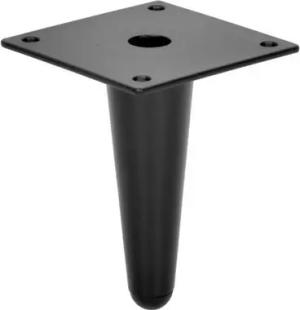 Prima-Online Möbelfuß Metallfüße gerade Möbelfüße Schrankfuß Sofafuß H: 10-23cm Schwarz