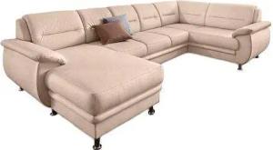 sit&more Wohnlandschaft Mailand U-Form, wahlweise mit Bettfunktion, frei im Raum stellbar