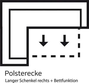 sit&more Ecksofa Bansin L-Form, wahlweise mit Bettfunktion