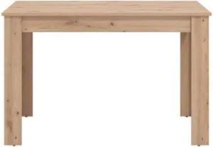 Home affaire Esstisch Hamar Esszimmertisch 120x80, Weiß oder Eiche Holz Küchentisch, Verlängerbar durch Einlegeplatte, max. Breite 160 cm