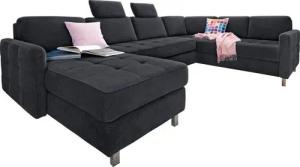 sit&more Wohnlandschaft Pablo U-Form, wahlweise mit Bettfunktion und Bettkasten