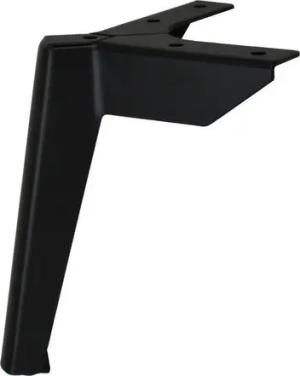 Prima-Online Möbelfuß Möbelfüße Möbelfuß Schrankfuß Sofafuß Metal Füße Schwarz / Chrom 15cm