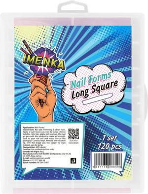 Imenka Nageldesign Zubehör Nail Forms "Long Square"