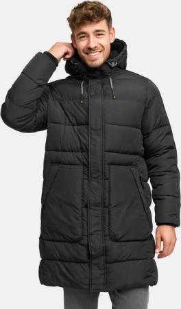 Indicode Winterjacke Herren INKenter Parka Winter Herrenjacke mit Kapuze und warmem Fleecefutter