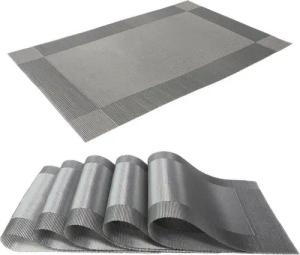 Intirilife Platzset, (Set, 6-St., 6x Platzset), Tischset Tischmatte Untersetzer abwischbar hitzebeständig