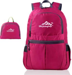 Intirilife Tagesrucksack (Faltbarer Rucksack Ultraleicht in Pink, 1-tlg), 36L Unisex Wanderrucksack Wasserdicht