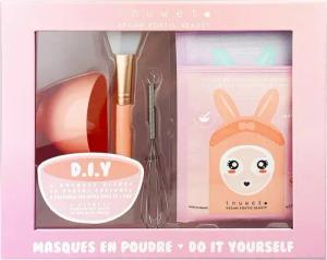 inuwet Gesichtsmasken-Set Geschenkset für Mädchen und Mamis Alginatmasken und Tools Geschenkset, 4-tlg., Peel-Off Masken