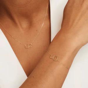 Isabel Bernard Armband - Cadeau d'Isabel 585 Gold Geschenkset - Gr. ONE SIZE - in Gold - für Damen