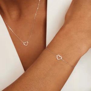 Isabel Bernard Armband - Cadeau d'Isabel 585 Weißgold Geschenkset - Gr. ONE SIZE - in Weiß - für Damen