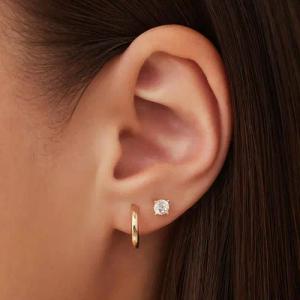 Isabel Bernard Ohrringe - Cadeau d'Isabel 585 Gold Geschenkset - Gr. unisize - in Gold - für Damen