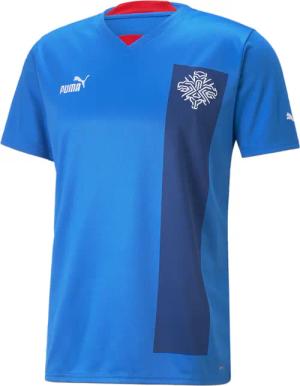 Island 22/23 Heimtrikot Herren PUMA Electric Blue Lemonade