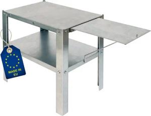 ITA Räucherofen Tisch für Räucherofen - Legierter Stahl - Räucherofenständer, 1-St., Direkt vom Hersteller, Made in EU, Tisch für Smoker Räucherschrank