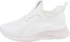 Ital-Design Leichte und atmungsaktive Damen-Sneaker für Komfort im Alltag Sneaker (85493276) Flach Sneakers Low in Weiß