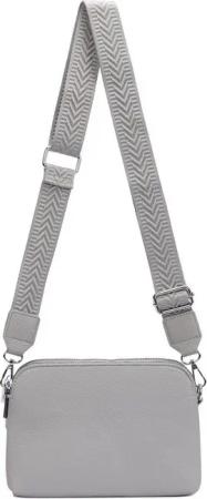 ITALYSHOP24 Schultertasche Damen Tasche Bodybag Umhängetasche Crossbody Brusttasche Handtasche, Crossover Muster Taschengurt Smartphone Geldtasche Abend Handy Clutch