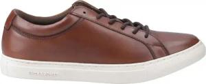 Jack And Jones - "Galaxy" Sneaker für Herren, Leder (Cognacfarbe)