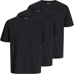 Jack And Jones - T-Shirt für Herren(3er-Pack) kurzärmlig (Schwarz)
