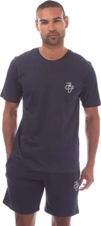 Jack And Jones - "Tag" T-Shirt und Shorts für Herren (Marine)