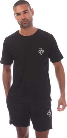 Jack And Jones - "Tag" T-Shirt und Shorts für Herren (Schwarz)