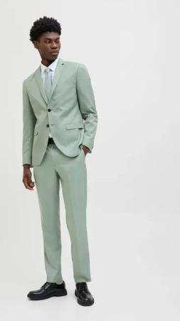 Jack & Jones Anzug "JPRCOSTA SUIT" Set, 2 tlg. tlg. sehr schmal Polyester, slim fit