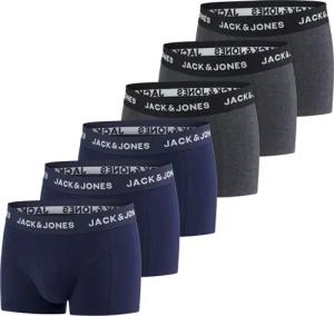 Jack & Jones Boxershorts Herren 6er Pack JACJEANS TRUNKS