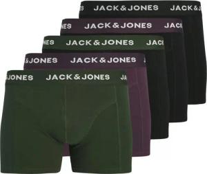 Jack & Jones Boxershorts Jack & Jones 5er Pack Herren Boxershorts schwarz Unterwäsche Trunks