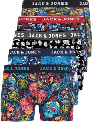Jack & Jones Boxershorts Jacvel (5-St., 5er Pack) gute Passform durch elastische Baumwollqualität