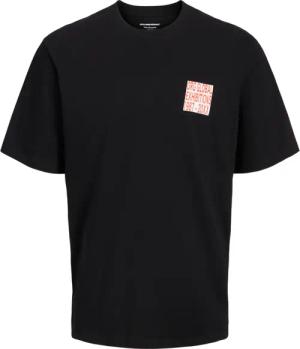 Jack & Jones Canon Wide Fit Tee   Schwarz