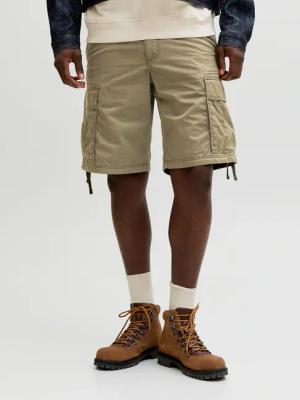 Jack & Jones Cargohose "JPSTCOLE FRANK CARGO SHORT MID SN" mit Seitentaschen