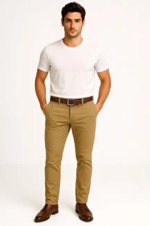 Jack & Jones Chinohose JPSTMARCO FRANCO CHINO W BELT