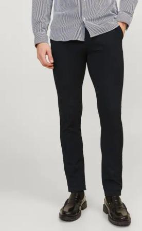 Jack & Jones Chinos "JPSTMARCO – Chinos mit Stretch für optimale Passform, Slim Fit" unifarben, modisch, slim fit, Web