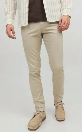 Jack & Jones Chinos JPSTMARCO mit Stretchkomfort und schmalem Bein mit Reißverschluss