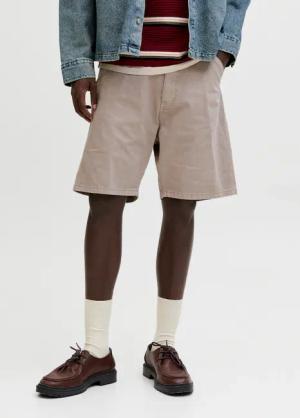 Jack & Jones Chinoshorts "JPSTTONY RAYE WORKER SHORT MID SN" Baumwolle, 5-Pocket Style