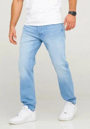 Jack & Jones Comfort-fit-Jeans JJIMIKE JJARIS im Used-Look mit Stretchanteil Herren Mike Jeans Comfort Fit Hose